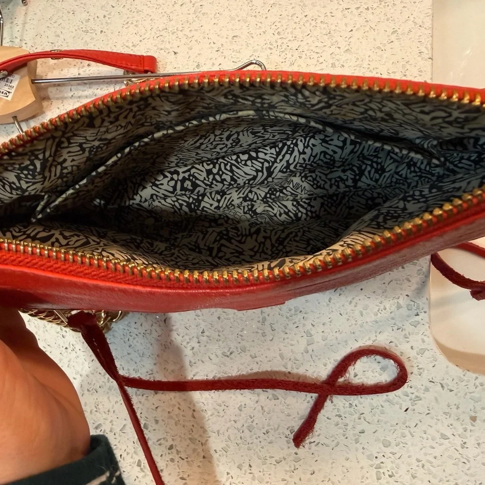 Rebecca Minkoff Mini M.A.C. Red Crossbody with Gold Hardware - Picture 8 of 8